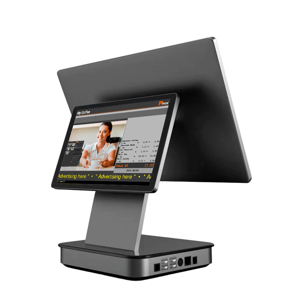 Pack caisse enregistreuse tactile Wide 156AD avec logiciel performant, imprimante et tiroir caisse