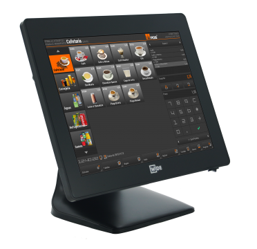 Pack POS 1518 Noir - Pack caisse enregistreuse tactile avec logiciel performant, imprimante et tiroir caisse