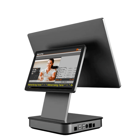 Pack caisse enregistreuse tactile Wide 156AD avec logiciel performant, imprimante et tiroir caisse